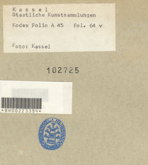 Rückseite von bh102725_recto