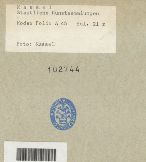 Rückseite von bh102744_recto