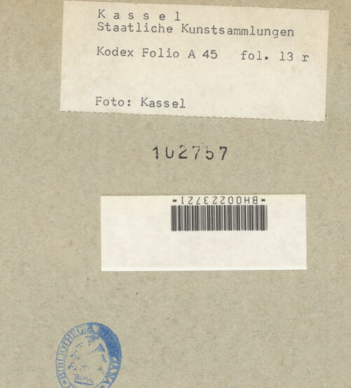 Rückseite von bh102757_recto