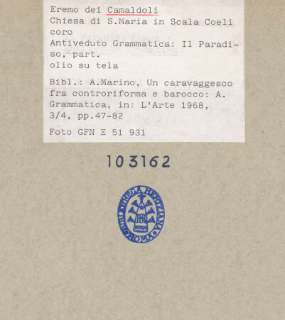 Rückseite von ICCD [https://www.deutsche-digitale-bibliothek.de/content/lizenzen/rv-fz/] Paradies - Detail, bh103162_recto. Foto.