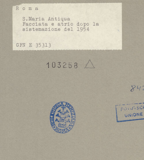 Rückseite von bh103258_recto