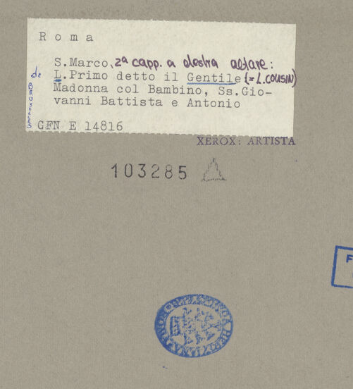 Rückseite von bh103285_recto