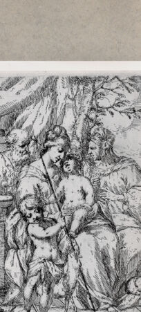 Rückseite von  [http://creativecommons.org/publicdomain/mark/1.0/] Heilige Familie - , bh103597. Foto.