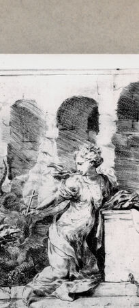 Rückseite von  [http://creativecommons.org/publicdomain/mark/1.0/] Heilige Margherita - , bh103660. Foto.