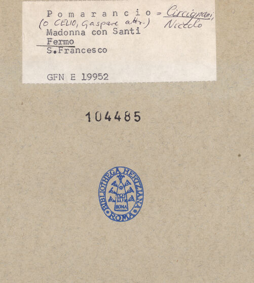 Rückseite von bh104485_recto