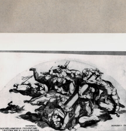 Rückseite von  [http://creativecommons.org/publicdomain/mark/1.0/] Jüngste Gericht, Detail - , bh104572. Foto.