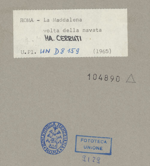 Rückseite von bh104890_recto