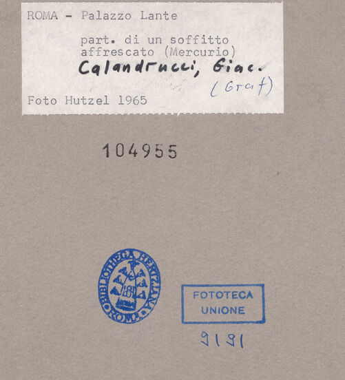 Rückseite von bh104955_recto