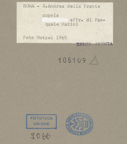 Rückseite von Hutzel, Max [https://www.deutsche-digitale-bibliothek.de/content/lizenzen/rv-ez/] Himmelsglorie - Gesamtansicht, bh105109_recto. Foto: Hutzel, Max.