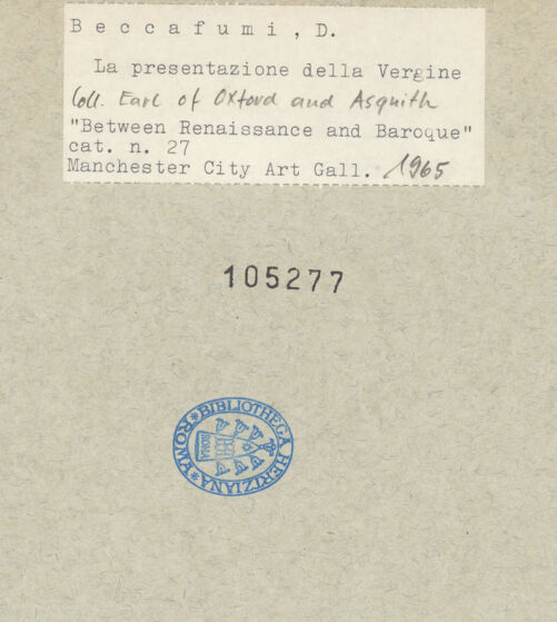 Rückseite von bh105277_recto