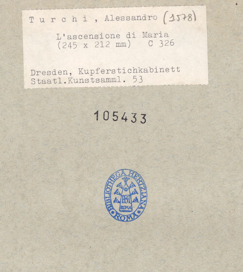 Rückseite von bh105433_recto