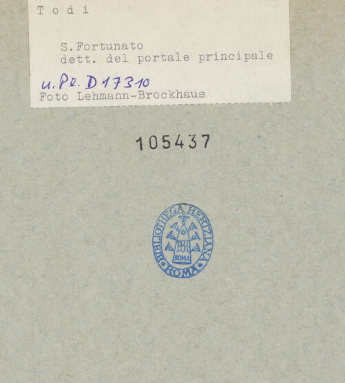 Rückseite von bh105437_recto