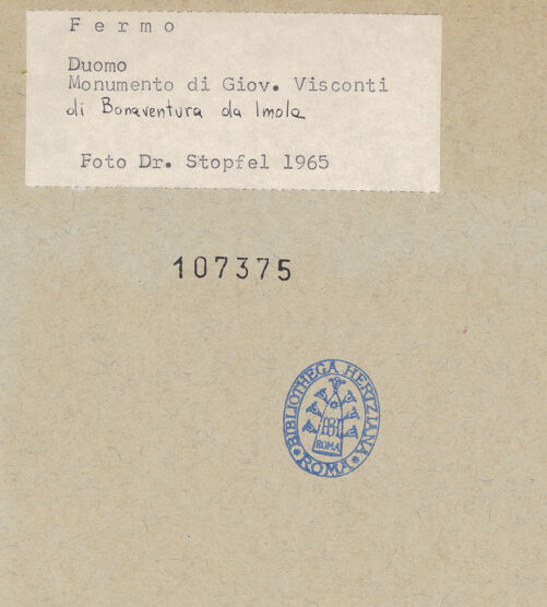 Rückseite von bh107375_recto