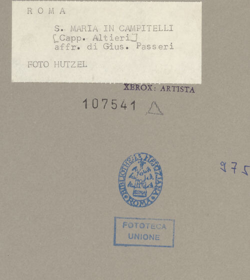 Rückseite von bh107541_recto