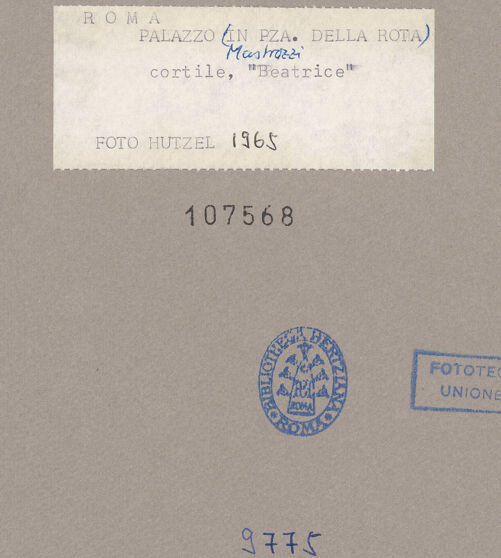 Rückseite von bh107568_recto