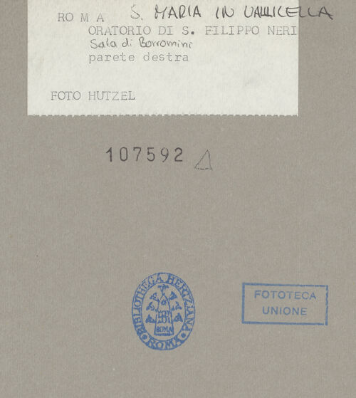 Rückseite von unbekannt [https://www.deutsche-digitale-bibliothek.de/content/lizenzen/rv-ez/] Der heilige Filippo Neri - , bh107592_recto. Foto: Hutzel, Max.