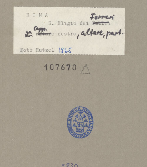 Rückseite von bh107670_recto