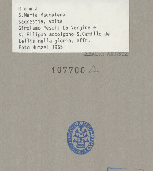 Rückseite von bh107700_recto