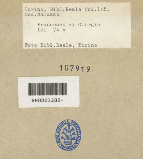 Rückseite von bh107919_recto