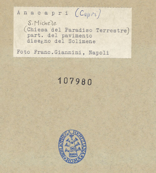 Rückseite von Giannini, Francesco (Napoli) [https://www.deutsche-digitale-bibliothek.de/content/lizenzen/rv-ez/] Paradies und Sündenfall - Detail, bh107980_recto. Foto: Giannini, Francesco.