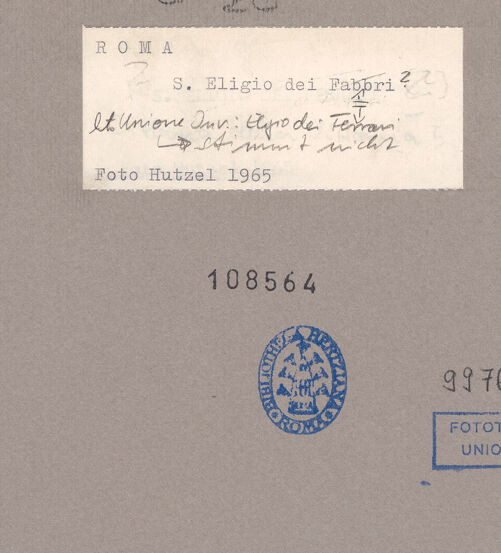 Rückseite von bh108564_recto