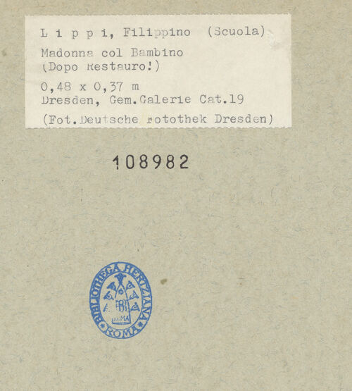 Rückseite von bh108982_recto