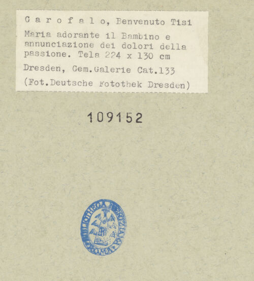 Rückseite von bh109152_recto