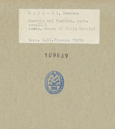 Rückseite von bh109839_recto