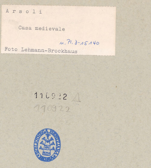 Rückseite von bh110922_recto