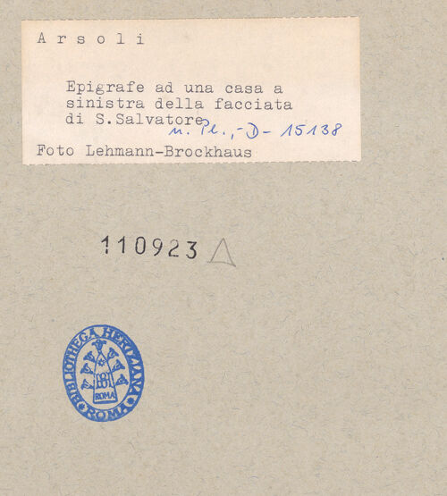 Rückseite von bh110923_recto