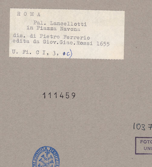 Rückseite von bh111459_recto