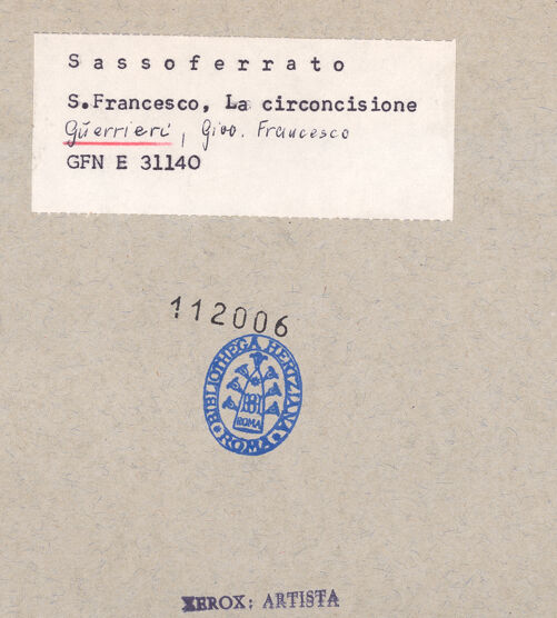 Rückseite von bh112006_recto