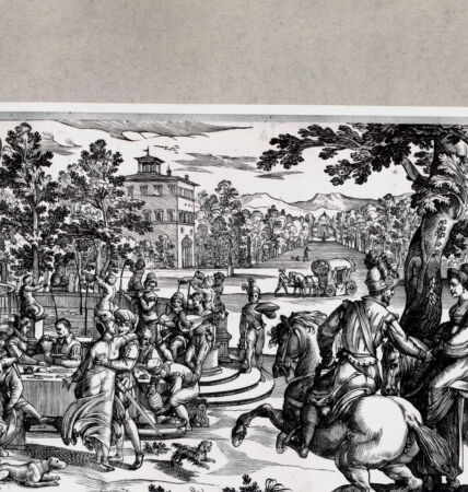 Rückseite von British Museum [https://www.deutsche-digitale-bibliothek.de/content/lizenzen/rv-ez/] Feierlichkeit im Freien - , bh112085. Foto.