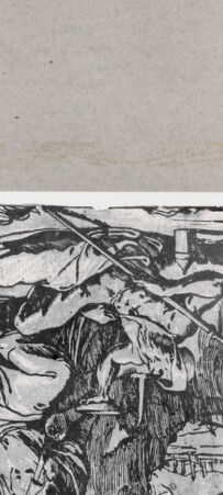 Rückseite von British Museum [https://www.deutsche-digitale-bibliothek.de/content/lizenzen/rv-ez/] Zwei männliche Figuren, eine liegend mit einer Schale in der linken erhobenen Hand - , bh112097. Foto.