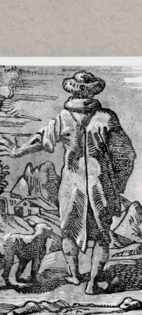 Rückseite von British Museum [https://www.deutsche-digitale-bibliothek.de/content/lizenzen/rv-ez/] Hirte mit einem Hund, Rückansicht - , bh112121. Foto.