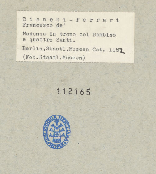 Rückseite von bh112165_recto