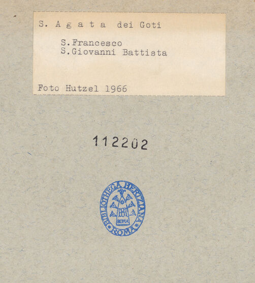 Rückseite von Hutzel, Max [https://www.deutsche-digitale-bibliothek.de/content/lizenzen/rv-ez/] Heiliger Johannes der Täufer - Gesamtansicht, bh112202_recto. Foto: Hutzel, Max.