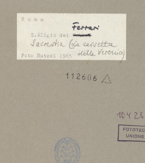 Rückseite von bh112606_recto