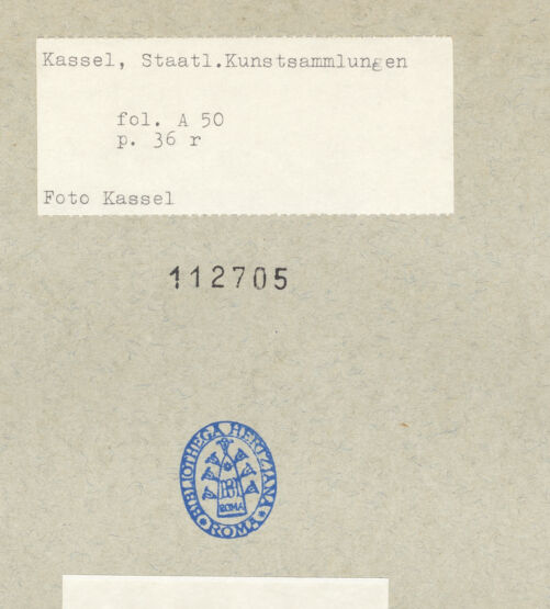 Rückseite von bh112705_recto