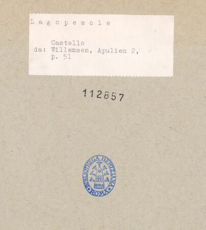 Rückseite von unbekannt [https://www.deutsche-digitale-bibliothek.de/content/lizenzen/rv-fz/] Castello di Lagopesole - Grundriß, bh112857_recto. Foto.