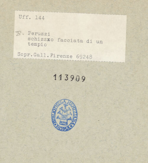 Rückseite von bh113909_recto