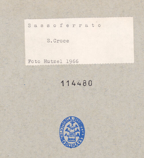 Rückseite von National Gallery of Art, Washington? [https://www.deutsche-digitale-bibliothek.de/content/lizenzen/rv-ez/] Fragment eines Bischofswappens  - Gesamtansicht, bh114480_recto. Foto: Hutzel, Max.