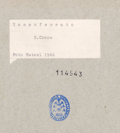 Rückseite von National Gallery of Art, Washington? [https://www.deutsche-digitale-bibliothek.de/content/lizenzen/rv-ez/] Kapitelle mit Flechtwerk sowie vegetabilen, zoomorphen und christologischen MotivenSüdwestpfeiler: Kapitelle der Rund- und Rechteckvorlagen - Kapitell der nördlichen Rechteckvorlage mit zwei voneinander abgewandten Raubtieren (Untersicht), bh114543_recto. Foto: Hutzel, Max.