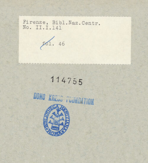 Rückseite von bh114755_recto