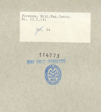 Rückseite von bh114773_recto