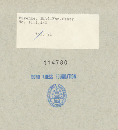 Rückseite von bh114780_recto