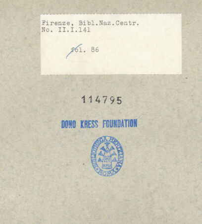 Rückseite von bh114795_recto