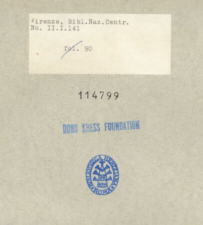 Rückseite von bh114799_recto