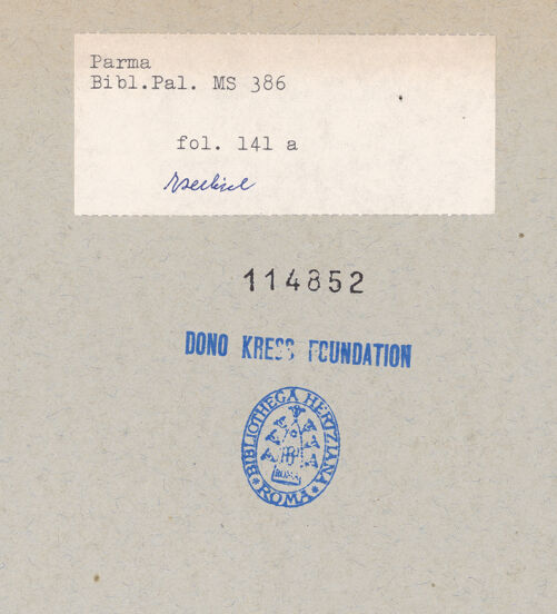 Rückseite von bh114852_recto