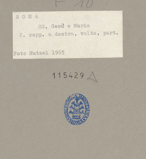 Rückseite von Hutzel, Max [https://www.deutsche-digitale-bibliothek.de/content/lizenzen/rv-ez/] Apotheose des heiligen Nikolaus von Tolentino - Teilansicht links, bh115429_recto. Foto: Hutzel, Max.